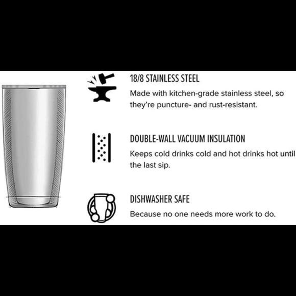 64HYDRO 20oz Emergency Dad Jokes, Gift For Dads Tumbler Cup with Lid - Picture 3 of 4